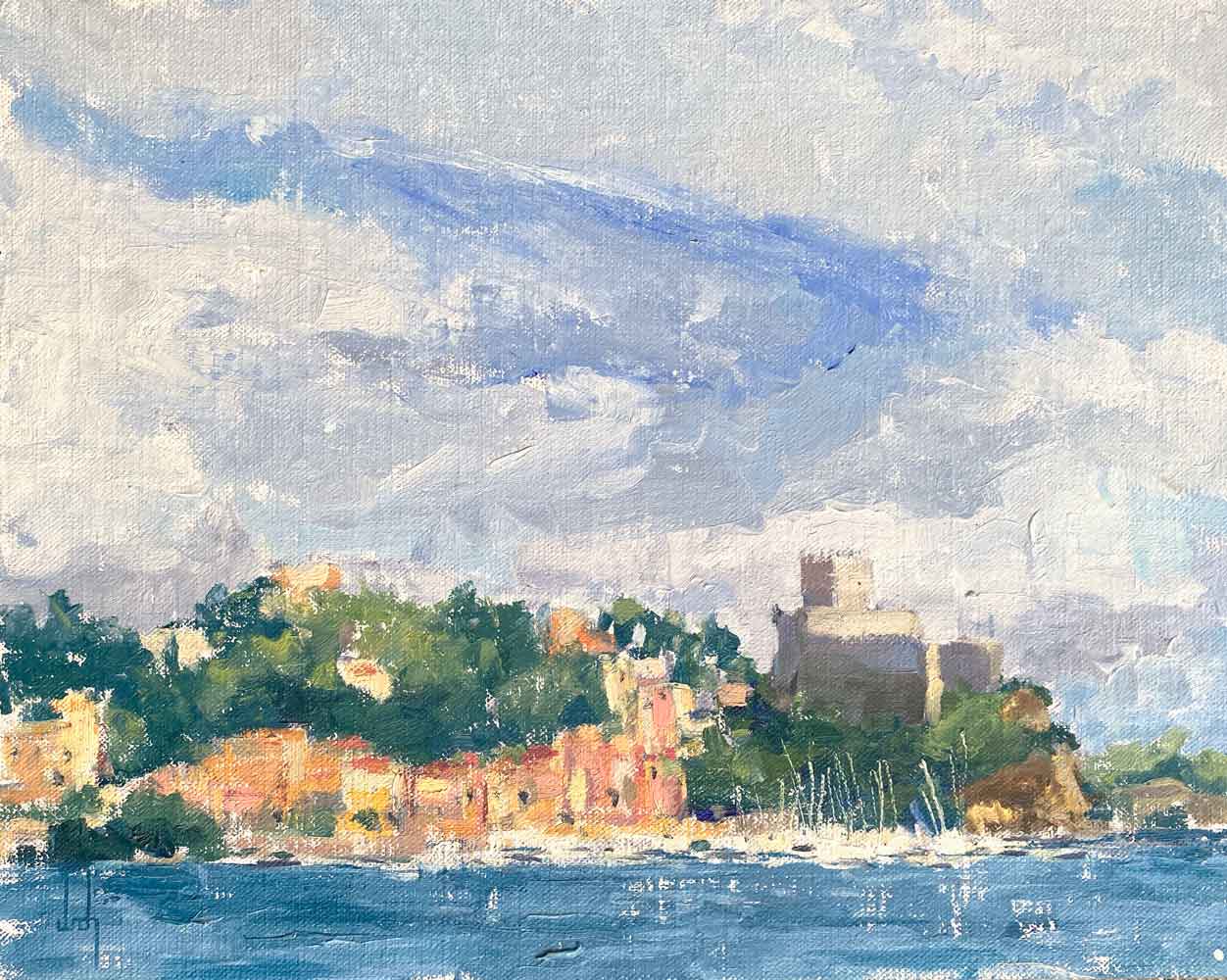 Ingo Urich: Lerici in Afternoon Light (24x30cm) Ingo Urich: Lerici in Afternoon Light (24x30cm)